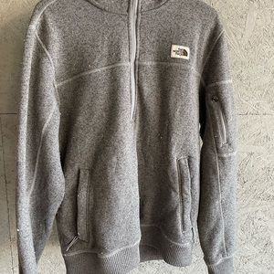 North Face 1/4 zip hoodie